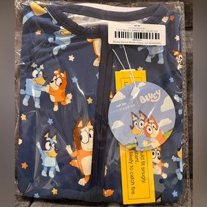 Little Sleepies Bluey Dance Mode Zippy 12-18 months